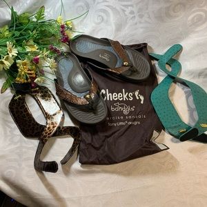 Tony Little Cheeks 3 Interchangeable Strap Sandal